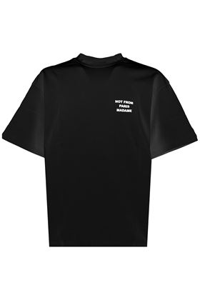 Le T-Shirt Slogan DRÔLE DE MONSIEUR | PERMTS010CO002BL